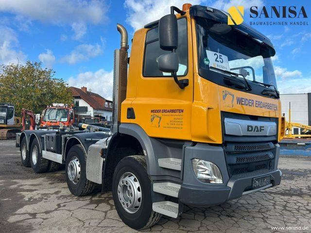DAF CF 450/Abrollkipper HYVA 30-67-S 30TON/Lenkachse - Camión multibasculante: foto 2 DAF CF 450/Abrollkipper HYVA 30-67-S 30TON/Lenkachse - Camión multibasculante: foto 2