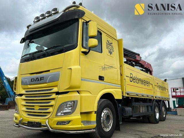 DAF XF 480/HMF 2530 L-CR Kran/Lenk/Lift/Baustoff - Camión grúa: foto 2 DAF XF 480/HMF 2530 L-CR Kran/Lenk/Lift/Baustoff - Camión grúa: foto 2