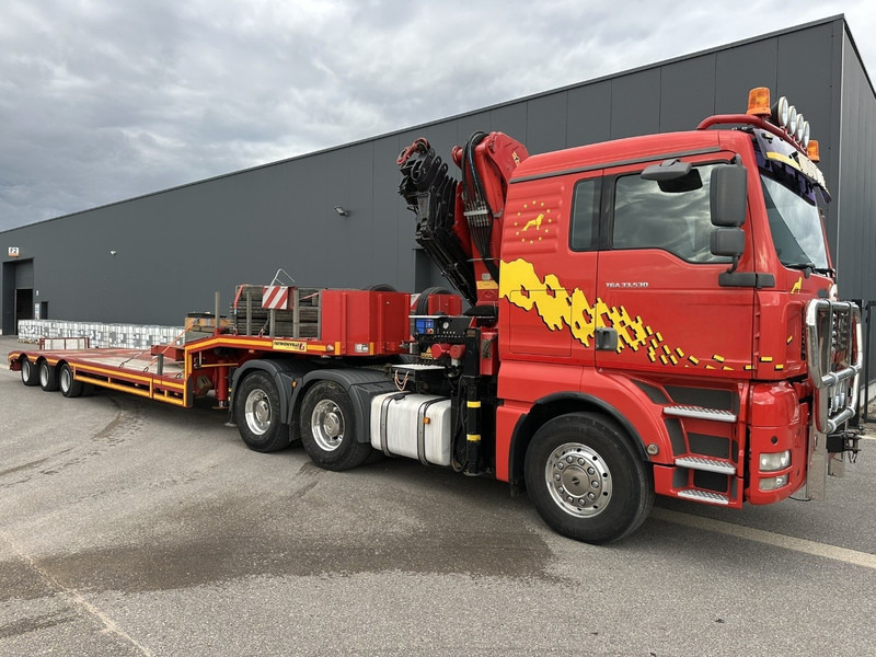 MAN TGA 33.530 6x4 - 90T + KRAN HMF 3720 K6 (17.3m) - RETARDER - MANUAL ZF - EURO 3 - 590.000km - ALCOA - BIG AXLES HUB REDUCTION - BE TRUCK - TOP ZUSTAND - Cabeza tractora: foto 3 MAN TGA 33.530 6x4 - 90T + KRAN HMF 3720 K6 (17.3m) - RETARDER - MANUAL ZF - EURO 3 - 590.000km - ALCOA - BIG AXLES HUB REDUCTION - BE TRUCK - TOP ZUSTAND - Cabeza tractora: foto 3