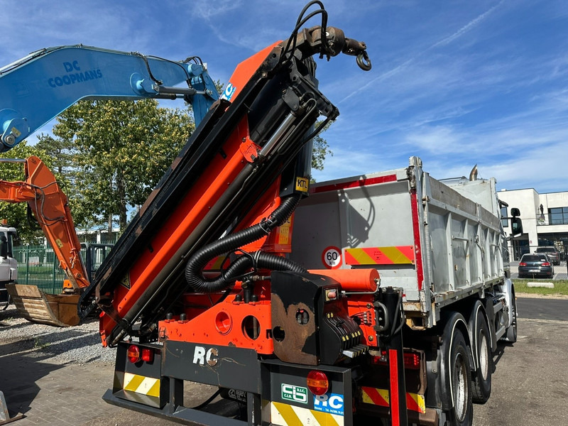 Cabeza tractora Scania R520 6x4 TRACTOR  + TIPPER + CRANE PALFINGER PK 15002 A - RETARDER - *FULL AIR* - EUR 6 - BE TRUCK: foto 13