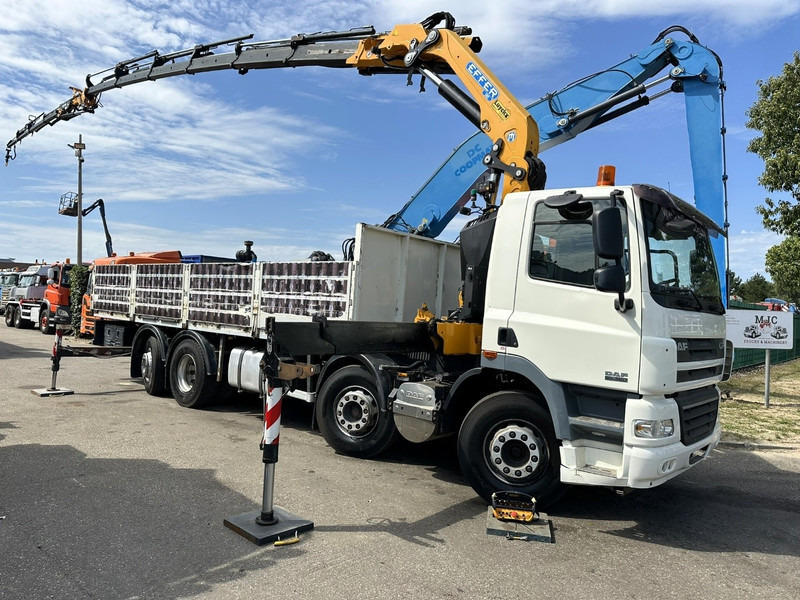 DAF CF 85.360 8x2 + CRANE (25m!) EFFER 305 6S + JIB 4S + ROTATOR - PLATORM 7m60 - LIFT + STEERING AXLE - EURO 5 - BE - Camión caja abierta, Camión grúa: foto 2 DAF CF 85.360 8x2 + CRANE (25m!) EFFER 305 6S + JIB 4S + ROTATOR - PLATORM 7m60 - LIFT + STEERING AXLE - EURO 5 - BE - Camión caja abierta, Camión grúa: foto 2