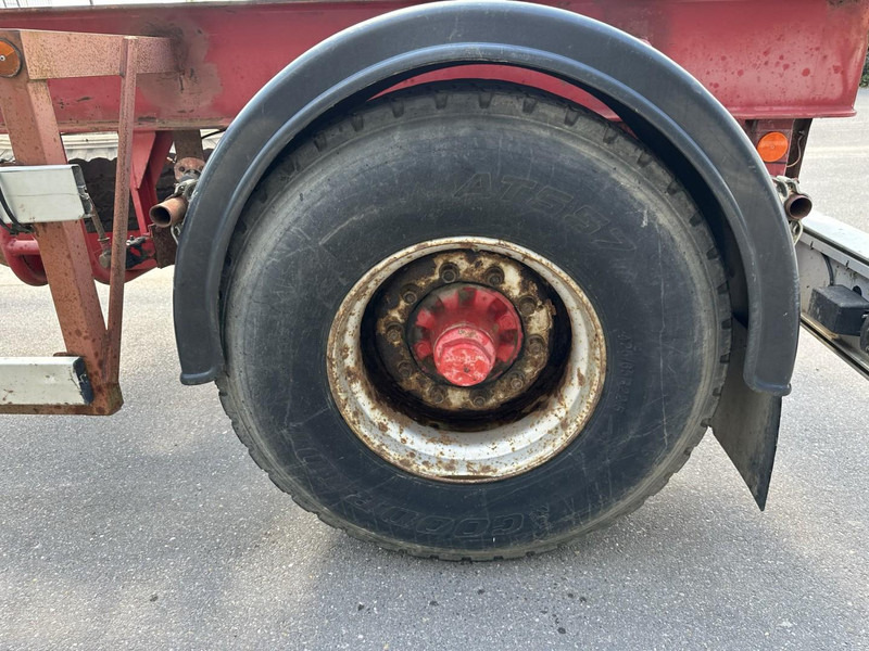 Remolque portacontenedore/ Intercambiable DEOM - SCHMIT R202P 2-AS CONTAINER TRANSPORT - BPW - GOEDE BANDEN - LUCHTVERING - BELGISCHE PAPIEREN: foto 12