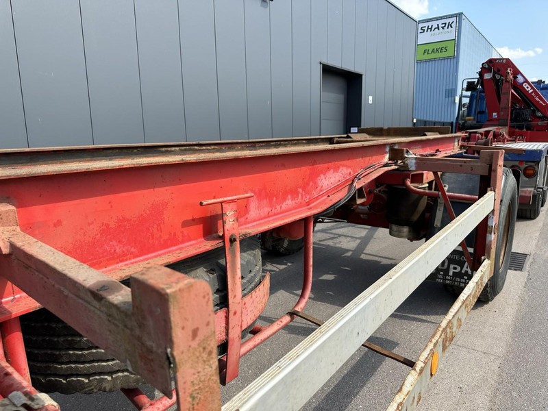 Remolque portacontenedore/ Intercambiable DEOM - SCHMIT R202P 2-AS CONTAINER TRANSPORT - BPW - GOEDE BANDEN - LUCHTVERING - BELGISCHE PAPIEREN: foto 17