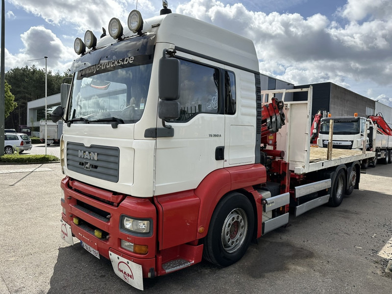 MAN TG 360 A 6x2 + CRANE ATLAS 100.1 A3 - PLATFORM 5m80 - E3 - LIFT-AXLE - FULL AIR SUSPENSION - ZF AS TRONIC - BE TRUCK - Camión grúa: foto 4 MAN TG 360 A 6x2 + CRANE ATLAS 100.1 A3 - PLATFORM 5m80 - E3 - LIFT-AXLE - FULL AIR SUSPENSION - ZF AS TRONIC - BE TRUCK - Camión grúa: foto 4