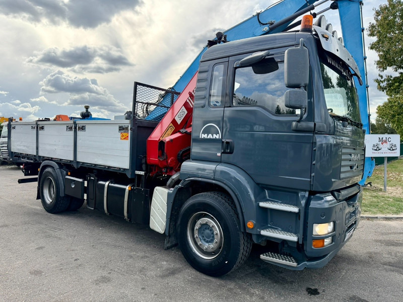 MAN TGA 18.350 4x2 TIPPER + CRANE HMF 1110 K2 + ROTATOR - STEEL SPRING / BLATT / BALLESTAS / LAMES - BE TRUCK - Camión volquete, Camión grúa: foto 3 MAN TGA 18.350 4x2 TIPPER + CRANE HMF 1110 K2 + ROTATOR - STEEL SPRING / BLATT / BALLESTAS / LAMES - BE TRUCK - Camión volquete, Camión grúa: foto 3