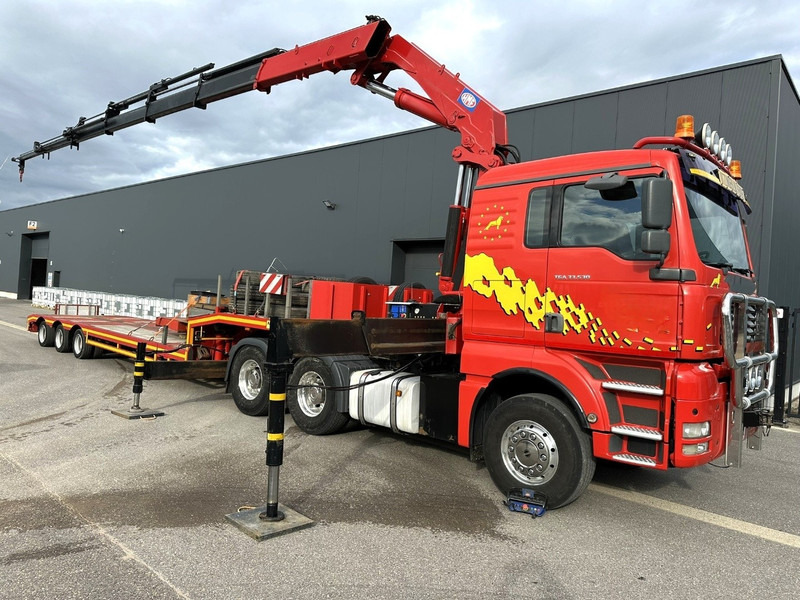 Camión grúa MAN TGA 33.530 6x4 - 90T + CRANE HMF 3720 K6 (17.3m) - RETARDER - MANUAL ZF - EURO 3 - 590.000km - ALCOA - BIG AXLES HUB REDUCTION - BE TRUCK - TOP CONDITION: foto 1