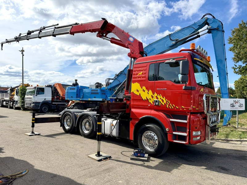 MAN TGA 33.530 6x4 - 90T + CRANE HMF 3720 K6 (17.3m) - RETARDER - MANUAL ZF - EURO 3 - 590.000km - ALCOA - BIG AXLES HUB REDUCTION - BE TRUCK - TOP CONDITION - Camión grúa: foto 1 MAN TGA 33.530 6x4 - 90T + CRANE HMF 3720 K6 (17.3m) - RETARDER - MANUAL ZF - EURO 3 - 590.000km - ALCOA - BIG AXLES HUB REDUCTION - BE TRUCK - TOP CONDITION - Camión grúa: foto 1