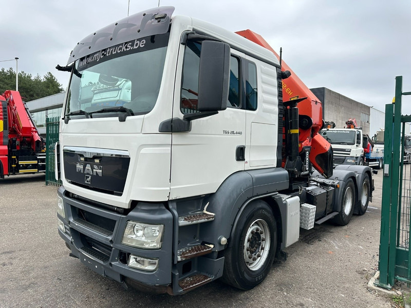 MAN TGS 26.440 6X4 + (22m) CRANE PALFINGER PK62002 E 6x H + 1ME - RETARDER - EURO 5 - BE TRUCK - Camión grúa: foto 3 MAN TGS 26.440 6X4 + (22m) CRANE PALFINGER PK62002 E 6x H + 1ME - RETARDER - EURO 5 - BE TRUCK - Camión grúa: foto 3