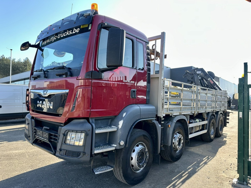 MAN TGS 35.420 8x4 + CRANE HIAB X-HIPRO 302 EP-5 - 192.000km - ROTATOR - 5/6 F - PLATFORM 6m55 - AIR SUSPENSION - TUV 06/2025 - TOP CONDITION - Camión caja abierta, Camión grúa: foto 3 MAN TGS 35.420 8x4 + CRANE HIAB X-HIPRO 302 EP-5 - 192.000km - ROTATOR - 5/6 F - PLATFORM 6m55 - AIR SUSPENSION - TUV 06/2025 - TOP CONDITION - Camión caja abierta, Camión grúa: foto 3