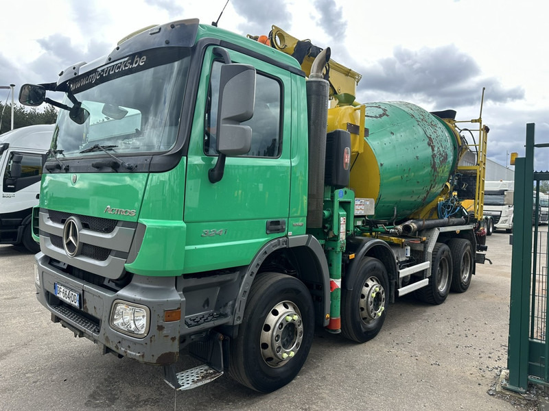 Mercedes-Benz ACTROS 3241 8x4 PUMI PM M 21-3 (21m) Putzmeister - *238.000km* / 1586H - EPS - BLADVERING / NAAFREDUCTIE - Camión bomba de hormigón: foto 3 Mercedes-Benz ACTROS 3241 8x4 PUMI PM M 21-3 (21m) Putzmeister - *238.000km* / 1586H - EPS - BLADVERING / NAAFREDUCTIE - Camión bomba de hormigón: foto 3