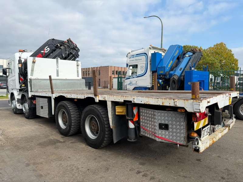 Scania 114C-380 8x4 + CRANE HIAB 700 E-5 - PLATFORM 6m80 + TWISTLOCKS - MANUAL - RETARDER - STEEL SPRING / BIG AXLE HUB REDUCTION - AP ACHSEN - Camión grúa: foto 5 Scania 114C-380 8x4 + CRANE HIAB 700 E-5 - PLATFORM 6m80 + TWISTLOCKS - MANUAL - RETARDER - STEEL SPRING / BIG AXLE HUB REDUCTION - AP ACHSEN - Camión grúa: foto 5