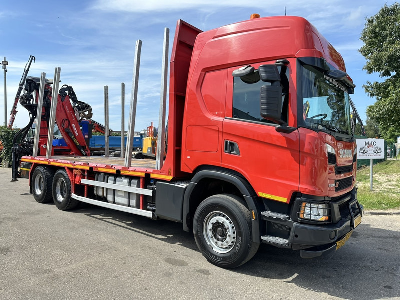 Scania G500 XT 6x4 WOOD / TIMBER / HOLZ CRANE PALFINGER EPSILON Q150Z + RETARDER - FULL AIR SUSP. - BE TRUCK - Camión forestal, Camión grúa: foto 2 Scania G500 XT 6x4 WOOD / TIMBER / HOLZ CRANE PALFINGER EPSILON Q150Z + RETARDER - FULL AIR SUSP. - BE TRUCK - Camión forestal, Camión grúa: foto 2