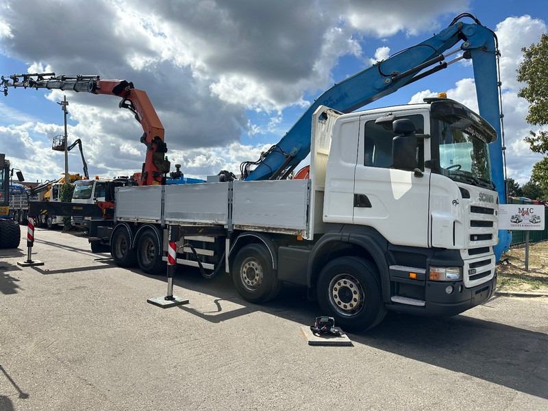 Scania R420 8x4 + CRANE PALFINGER PK44002 F (7x) + Rotator - 6m50 platform - Manual - - Camión grúa: foto 1 Scania R420 8x4 + CRANE PALFINGER PK44002 F (7x) + Rotator - 6m50 platform - Manual - - Camión grúa: foto 1