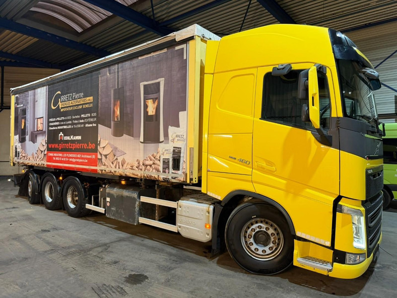 Volvo FH 460 8x4 TRIDEM CURTAINSIDE BOX 8m50 / BDF / SILO COMPRESSOR - *FULL AIR* - EURO 6 - LIFT + STEERING AXLE - BE TRUCK - Camión lona: foto 3 Volvo FH 460 8x4 TRIDEM CURTAINSIDE BOX 8m50 / BDF / SILO COMPRESSOR - *FULL AIR* - EURO 6 - LIFT + STEERING AXLE - BE TRUCK - Camión lona: foto 3