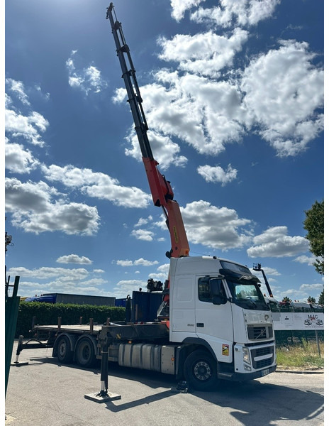 Volvo FH 500 6X2 PRITSCHE + KRAN PALFINGER PK50002 E 5x - RETARDER - PLATFORM 6m20 - TWISTLOCKS 20' - 561.000km - EURO 5 - Camión caja abierta, Camión grúa: foto 4 Volvo FH 500 6X2 PRITSCHE + KRAN PALFINGER PK50002 E 5x - RETARDER - PLATFORM 6m20 - TWISTLOCKS 20' - 561.000km - EURO 5 - Camión caja abierta, Camión grúa: foto 4