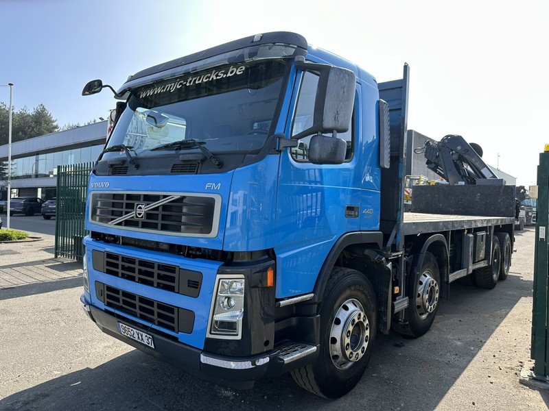 Camión caja abierta, Camión grúa Volvo FM 440 8x4 PRITSCHE 7m20 + KRAN HIAB 288 EP-5 HIDUO + RADIO + ROTATOR - SCHALTGETRIEBE - AP ACHSEN - *395.000km*: foto 8