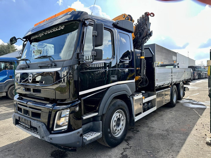 Volvo FMX 370 6x2 PRITSCHE 6M35 + KRAN EFFER 215/6S -*127.000km* - LIFT AXLE - DOUBLE WHEELS - I SHIFT - EURO 6 - BE PAPERS - Camión caja abierta, Camión grúa: foto 4 Volvo FMX 370 6x2 PRITSCHE 6M35 + KRAN EFFER 215/6S -*127.000km* - LIFT AXLE - DOUBLE WHEELS - I SHIFT - EURO 6 - BE PAPERS - Camión caja abierta, Camión grúa: foto 4