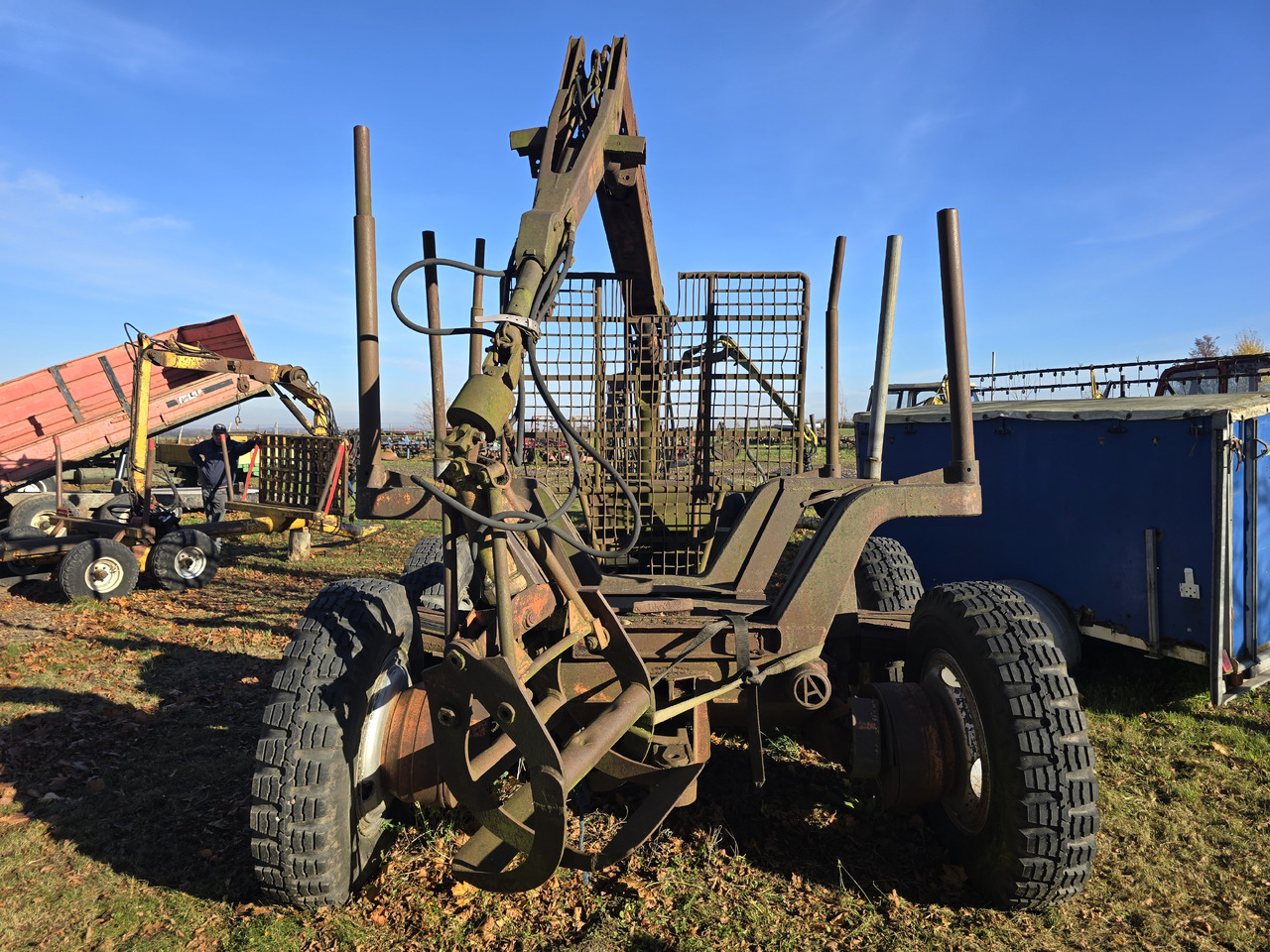 Przyczepa leśna do zrywki - Remolque agrícola: foto 4 Przyczepa leśna do zrywki - Remolque agrícola: foto 4