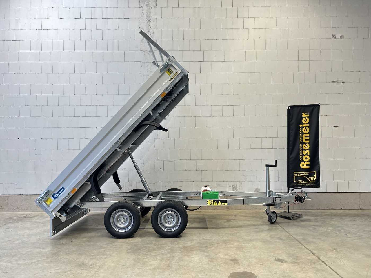 CHEVAL LIBERTE DEBON PW1.2E Lux E-Pumpe Rückwärtskipper - Remolque volquete: foto 1 CHEVAL LIBERTE DEBON PW1.2E Lux E-Pumpe Rückwärtskipper - Remolque volquete: foto 1