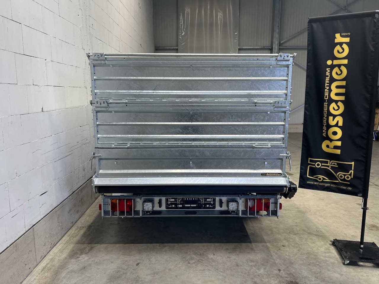 ROSEMEIER G GA 3500 mit Trennwand Abrollanhänger - Remolque multilift/ Portacontenedores de cadenas: foto 3 ROSEMEIER G GA 3500 mit Trennwand Abrollanhänger - Remolque multilift/ Portacontenedores de cadenas: foto 3
