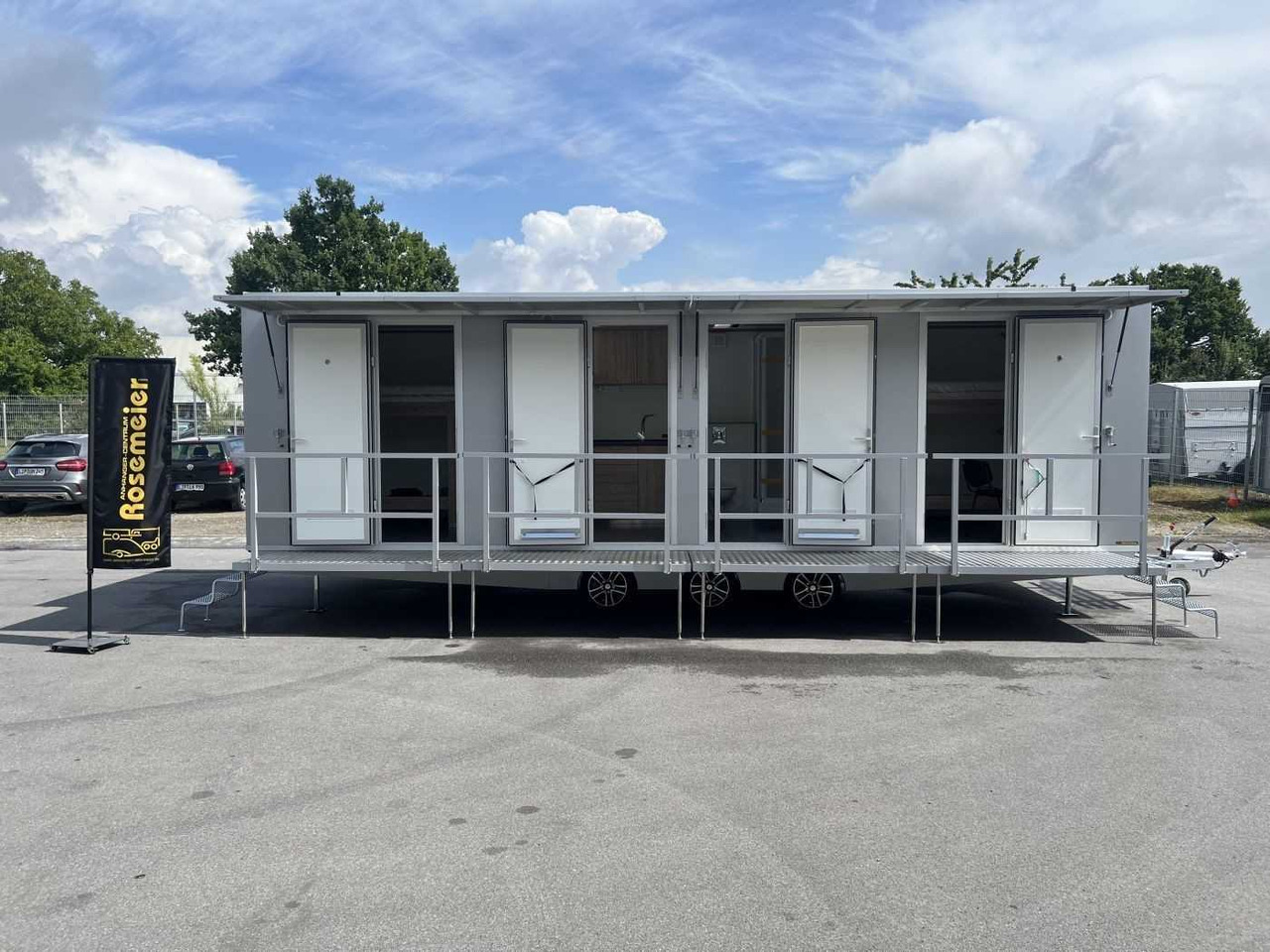 ROSEMEIER VE MOBI 8344 SP 3 Tridem Veranda Mannschaftswagen - Casa contenedor, Remolque: foto 1 ROSEMEIER VE MOBI 8344 SP 3 Tridem Veranda Mannschaftswagen - Casa contenedor, Remolque: foto 1