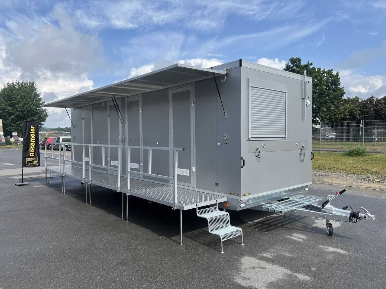 ROSEMEIER VE MOBI 8344 SP 3 Tridem Veranda Mannschaftswagen - Casa contenedor, Remolque: foto 4 ROSEMEIER VE MOBI 8344 SP 3 Tridem Veranda Mannschaftswagen - Casa contenedor, Remolque: foto 4