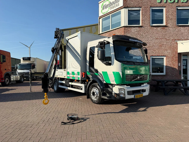 Volvo FL 12 FL 240 mit Hiab XS 111 HIDUO (2015!!!!)/Radio Remote/TOP CONDITION - Camión caja abierta, Camión grúa: foto 1 Volvo FL 12 FL 240 mit Hiab XS 111 HIDUO (2015!!!!)/Radio Remote/TOP CONDITION - Camión caja abierta, Camión grúa: foto 1