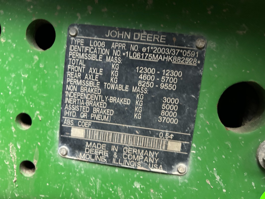 Arrendamiento de John Deere 6175M John Deere 6175M: foto 6