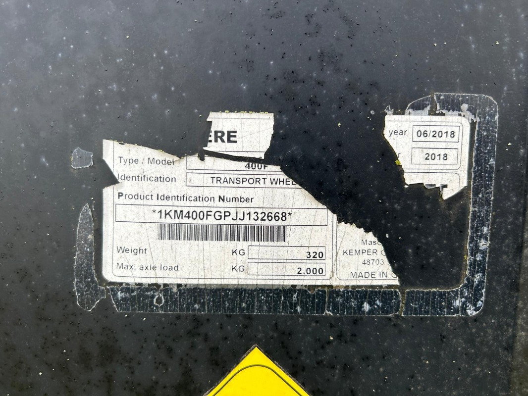 Kemper 400F Zusatzfahrwerk - Cabezal de maíz: foto 3 Kemper 400F Zusatzfahrwerk - Cabezal de maíz: foto 3