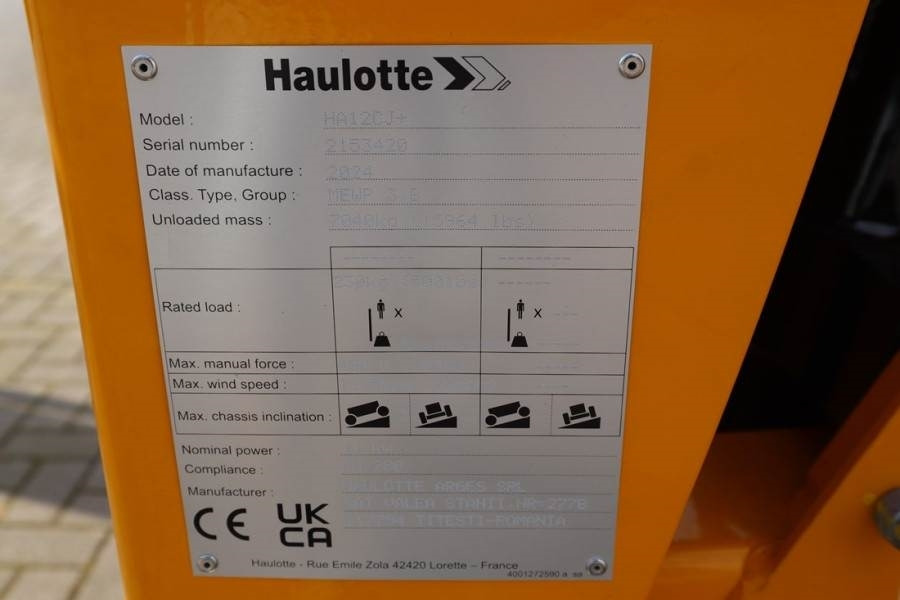 Arrendamiento de Haulotte HA12CJ+ Valid inspection, *Guarantee! Electric, 12  Haulotte HA12CJ+ Valid inspection, *Guarantee! Electric, 12: foto 13