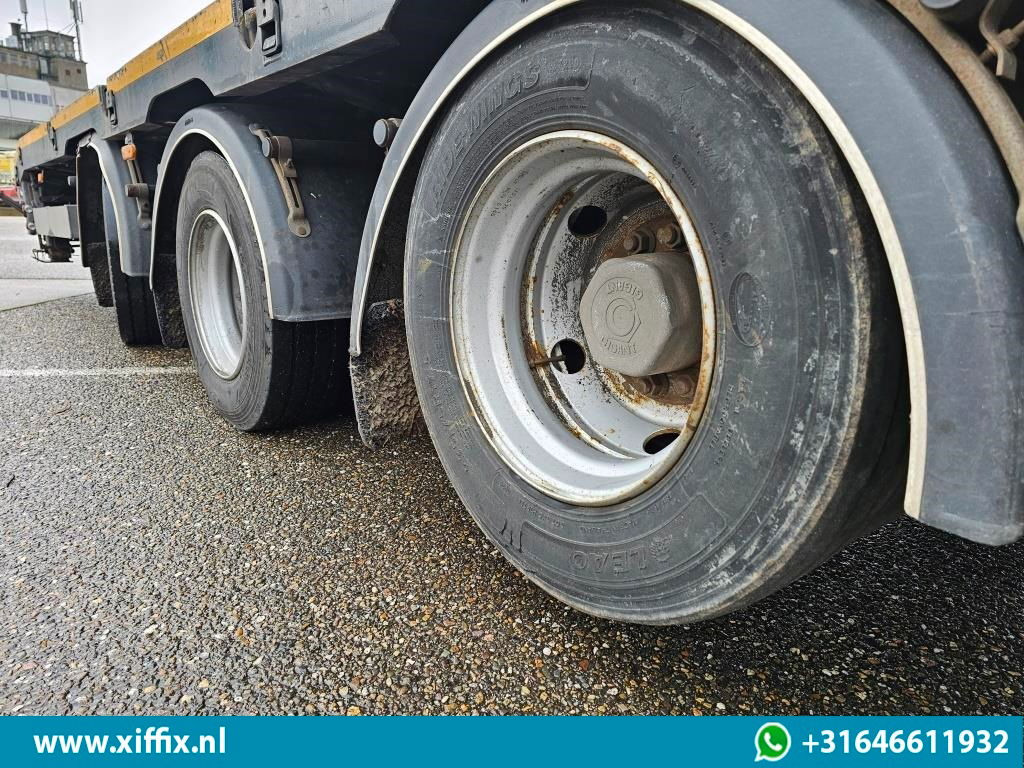 Semirremolque plataforma/ Caja abierta ES-GE 3-ass. Vlakke uitschuifbare Mega oplegger / Naloop gestuurd: foto 8