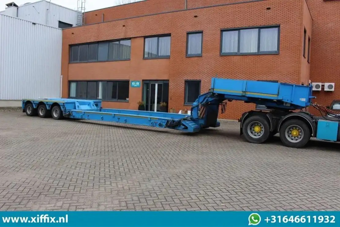 Faymonville 3-ass. Uitschuifbare dieplader met afneembare zwanenhals / Hydr. Vre - Semirremolque góndola rebajadas: foto 4 Faymonville 3-ass. Uitschuifbare dieplader met afneembare zwanenhals / Hydr. Vre - Semirremolque góndola rebajadas: foto 4
