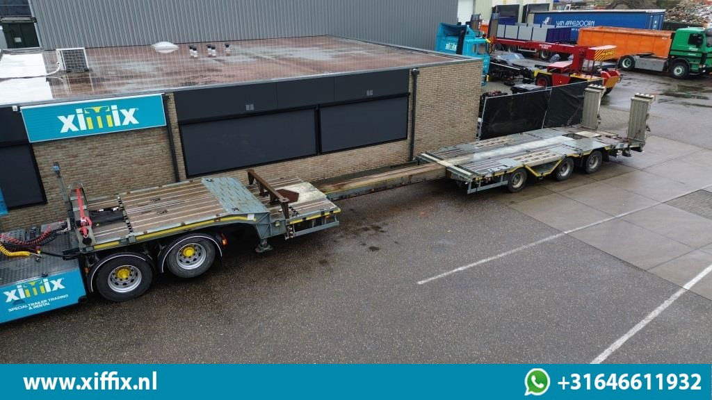 Semirremolque góndola rebajadas Meusburger 3-ass. Uitschuifbare semi dieplader met aluminium kleppen en wielkuip: foto 1