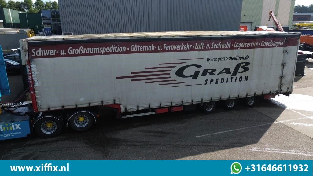 Wiese 3-ass. Semi dieplader met huifopbouw - Semirremolque góndola rebajadas: foto 1 Wiese 3-ass. Semi dieplader met huifopbouw - Semirremolque góndola rebajadas: foto 1