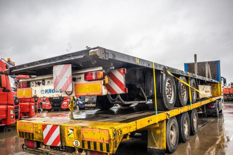 Krone SD27-PLATEAU-39000 KG MTM - Semirremolque plataforma/ Caja abierta: foto 3 Krone SD27-PLATEAU-39000 KG MTM - Semirremolque plataforma/ Caja abierta: foto 3