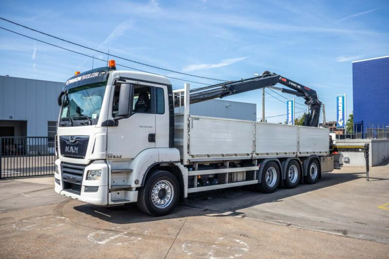 MAN TGS 35.420 BL-8x4-4+HIAB 188 E-2 - Camión caja abierta, Camión grúa: foto 1 MAN TGS 35.420 BL-8x4-4+HIAB 188 E-2 - Camión caja abierta, Camión grúa: foto 1