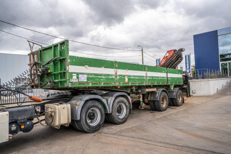 Royen CRANE/KRAAN HMF 2820 K6 - Semirremolque plataforma/ Caja abierta: foto 1 Royen CRANE/KRAAN HMF 2820 K6 - Semirremolque plataforma/ Caja abierta: foto 1