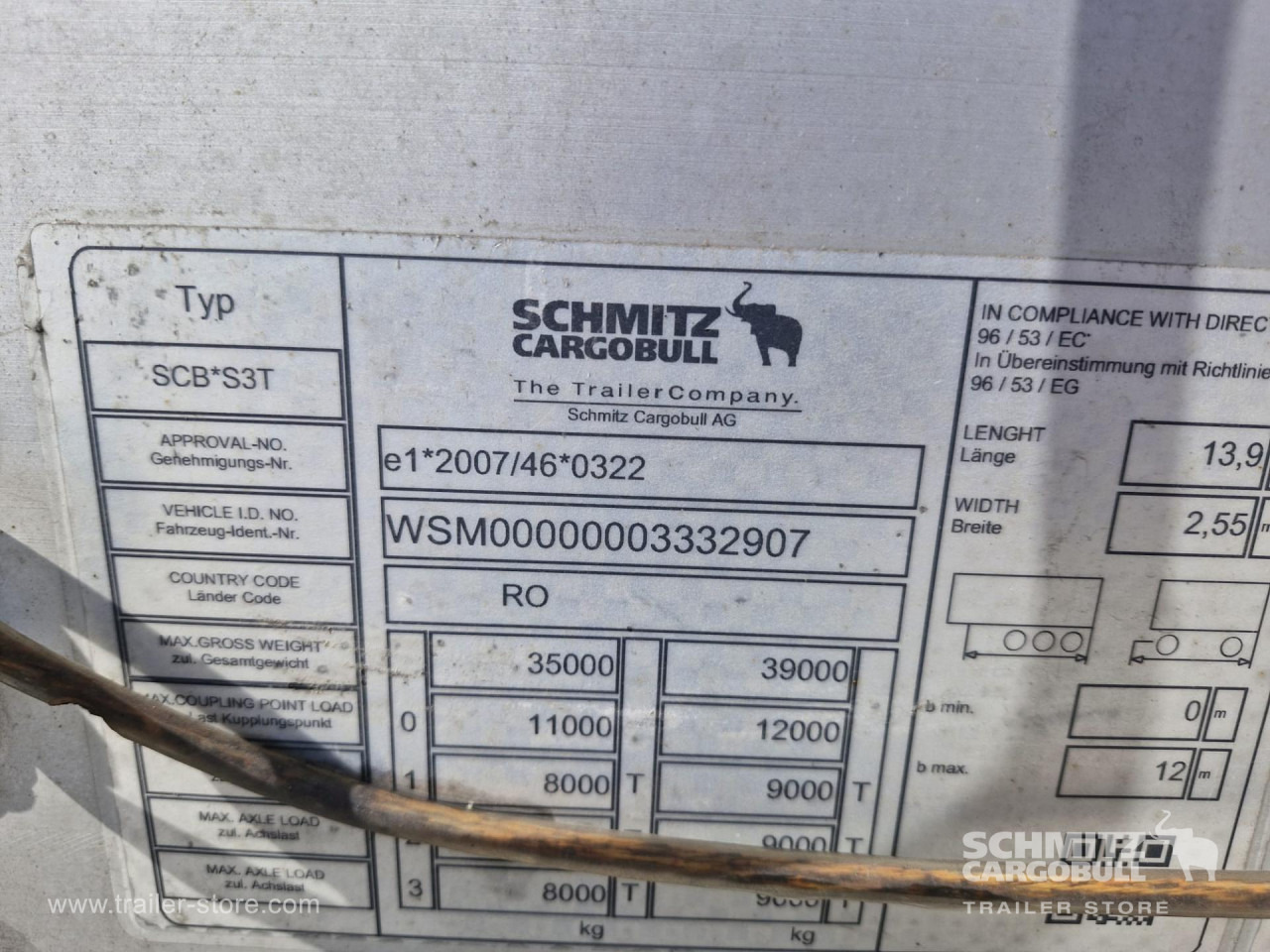 SCHMITZ Curtainsider Mega - Semirremolque lona: foto 4 SCHMITZ Curtainsider Mega - Semirremolque lona: foto 4