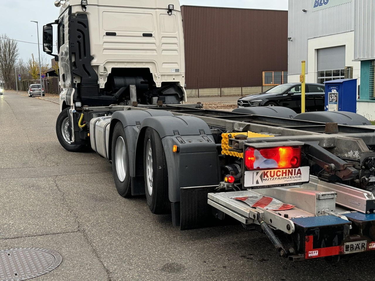 MAN TGX 26.500 XLX Lenkachse BDF 7,15-7,45 u-LBW 2t - Camión portacontenedore/ Intercambiable: foto 2 MAN TGX 26.500 XLX Lenkachse BDF 7,15-7,45 u-LBW 2t - Camión portacontenedore/ Intercambiable: foto 2