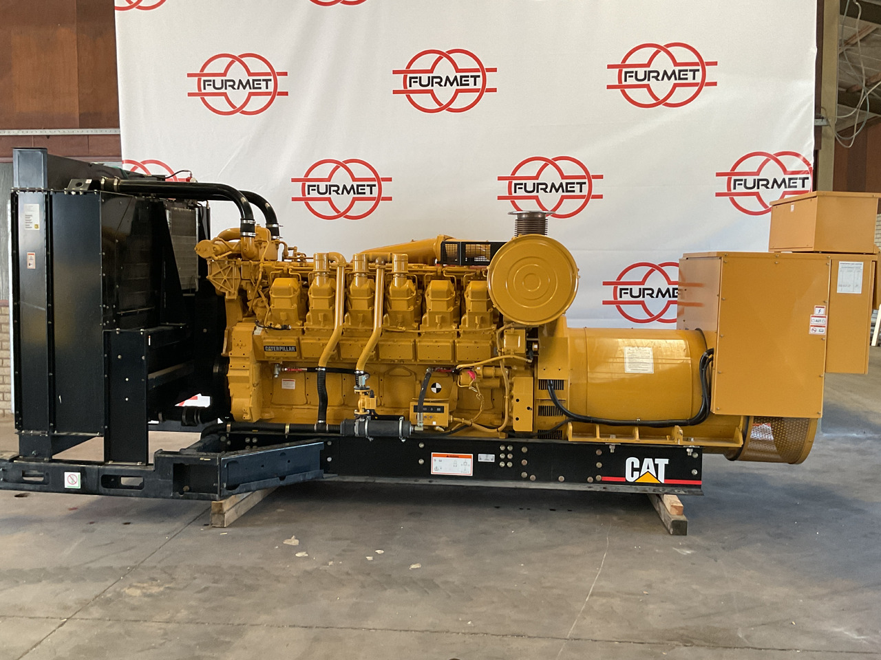 Generador industriale Caterpillar 3512HD, 1275KVA generatorset. Low hours: foto 1