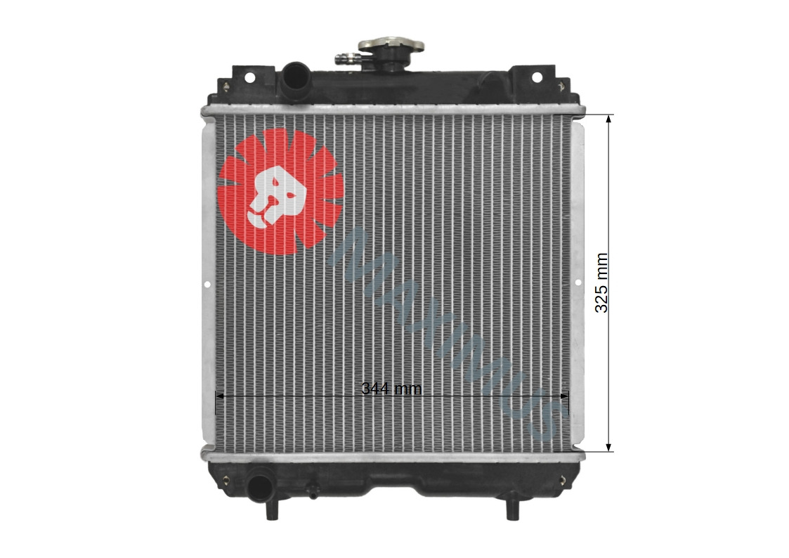 KUBOTA BX1850, BX2350, BX24, BX1860, BX2360, BX25, BX1870, BX2370, BX1870, BX2370, BX2380, BX23, BX1880, BX2380, - Radiador para Mini tractor: foto 2 KUBOTA BX1850, BX2350, BX24, BX1860, BX2360, BX25, BX1870, BX2370, BX1870, BX2370, BX2380, BX23, BX1880, BX2380, - Radiador para Mini tractor: foto 2