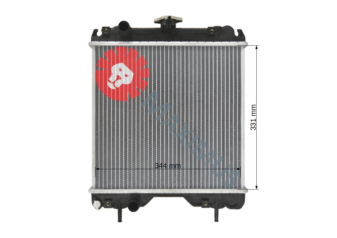 KUBOTA BX2230 , BX22 , BX23 , BX2200 - Radiador para Mini tractor: foto 2 KUBOTA BX2230 , BX22 , BX23 , BX2200 - Radiador para Mini tractor: foto 2