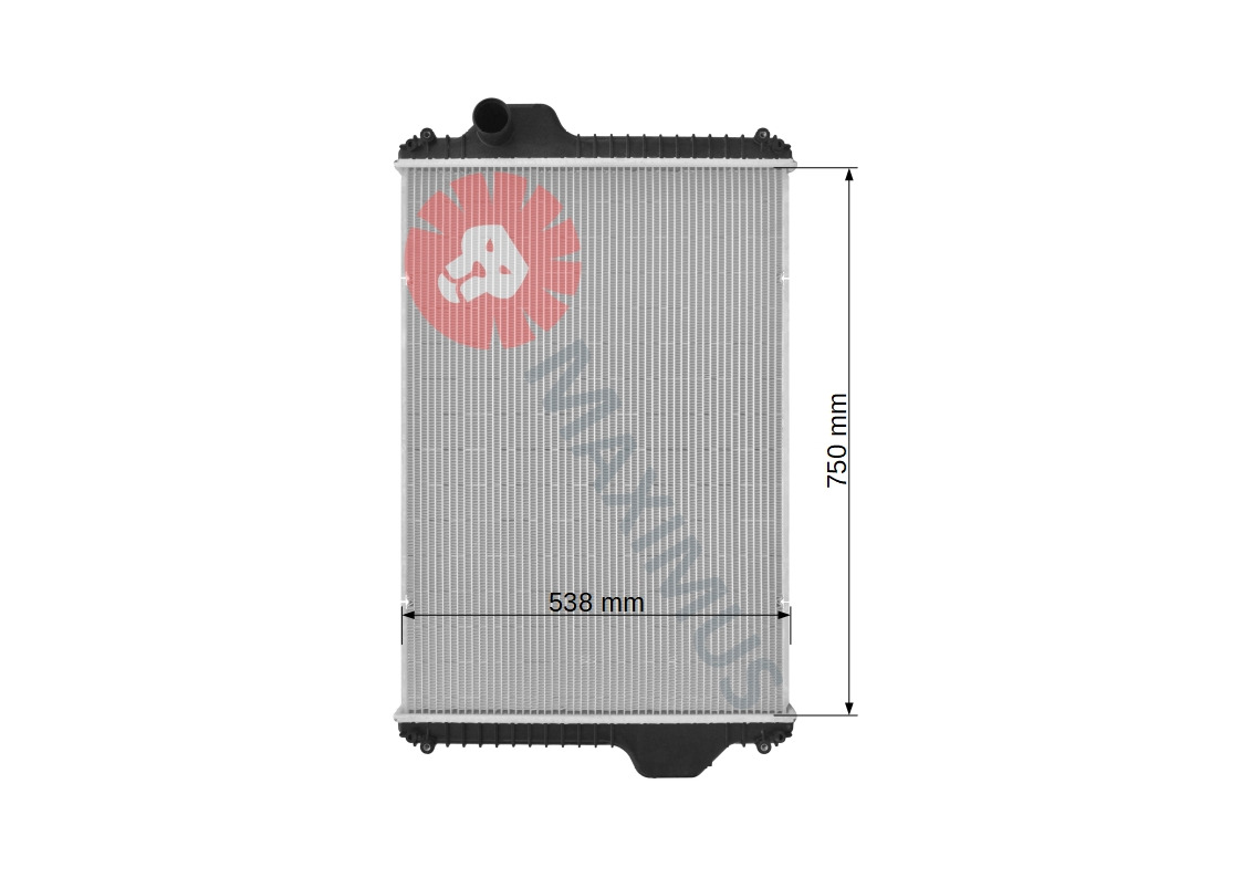 NEW HOLLAND T8.350 T8.320 T8.380 T8.410 - Radiador para Tractor: foto 3 NEW HOLLAND T8.350 T8.320 T8.380 T8.410 - Radiador para Tractor: foto 3