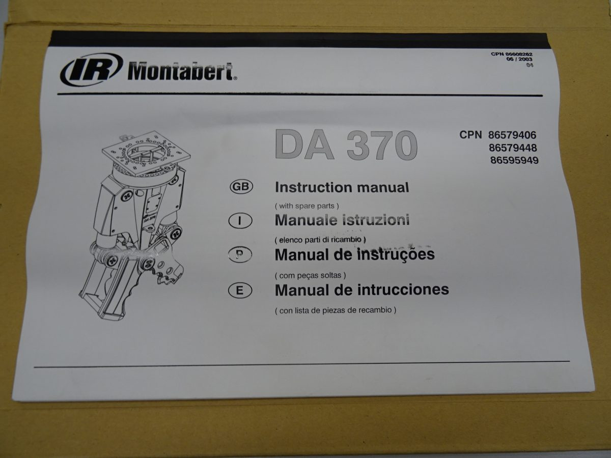 Cizalla de demolición MONTABERT DA370ME: foto 8