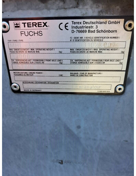 Manipulador de materiales para transporte de basura Fuchs MHL 350 E: foto 19