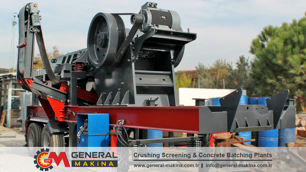GENERAL MAKİNA Portable Hard Rock Crusher - Trituradora de mandíbula: foto 3 GENERAL MAKİNA Portable Hard Rock Crusher - Trituradora de mandíbula: foto 3