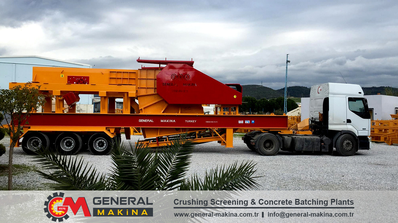 GENERAL MAKİNA Semi Mobile Crushing Plant - Trituradora de mandíbula: foto 1 GENERAL MAKİNA Semi Mobile Crushing Plant - Trituradora de mandíbula: foto 1