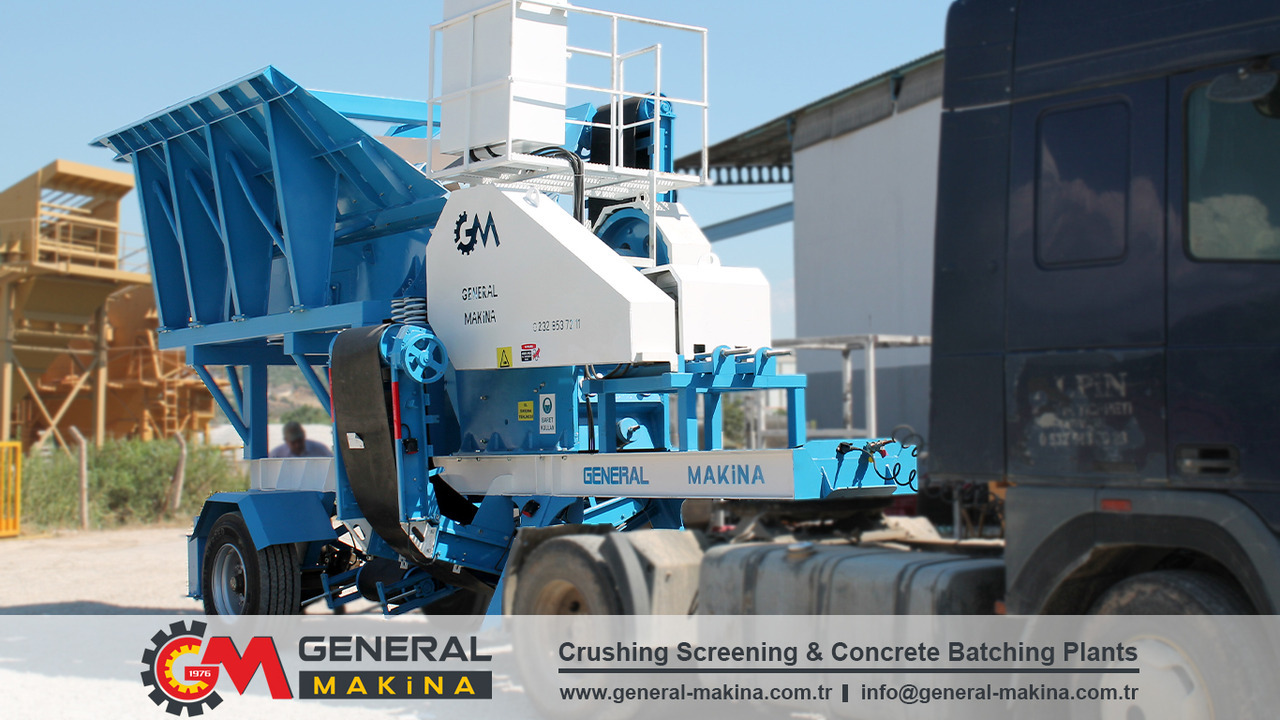 Trituradora de mandíbula nuevo GENERAL MAKİNA Semi Mobile Crushing Plant: foto 8