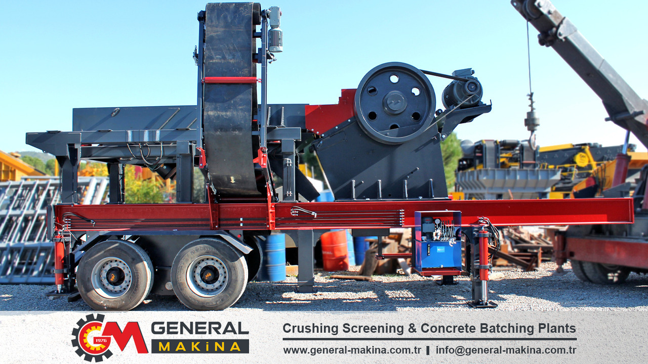 GENERAL MAKİNA Semi Mobile Crushing Plant - Trituradora de mandíbula: foto 3 GENERAL MAKİNA Semi Mobile Crushing Plant - Trituradora de mandíbula: foto 3
