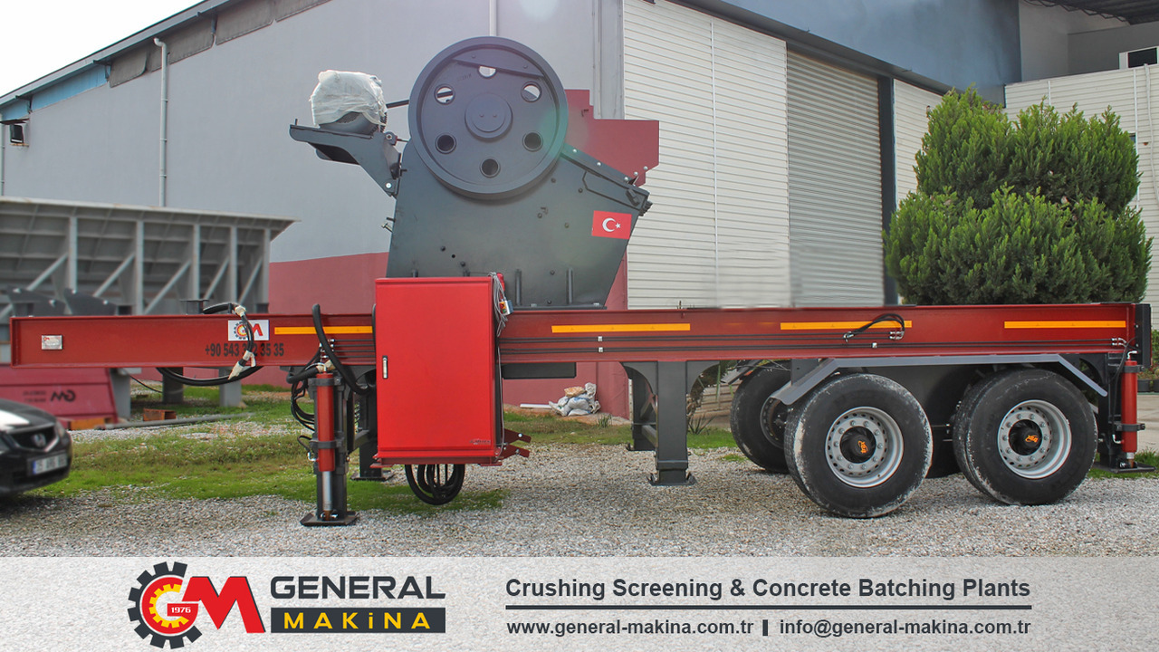 Trituradora de mandíbula nuevo GENERAL MAKİNA Semi Mobile Crushing Plant: foto 6